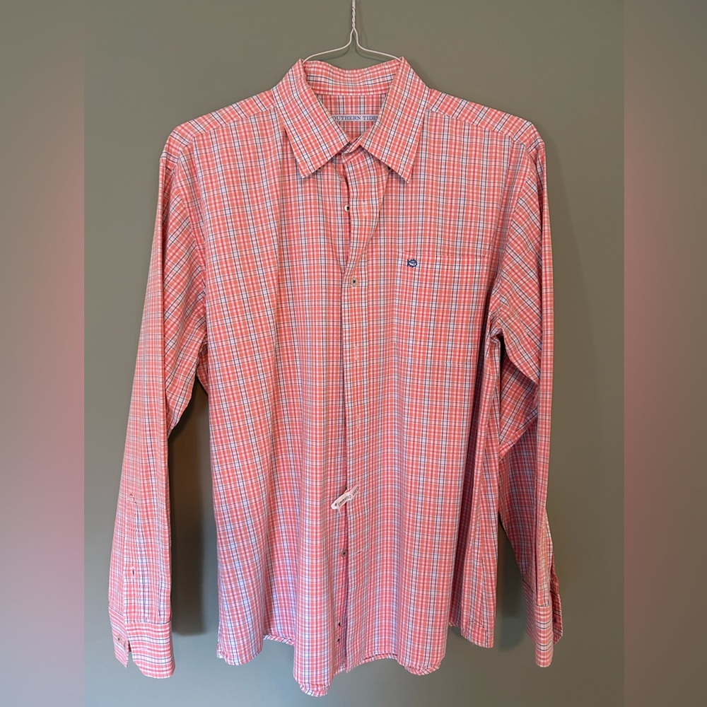 Southern Tide mens large Dress Shirt